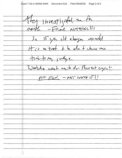 Judge unsealed an alleged Jeffrey Epstein suicide note